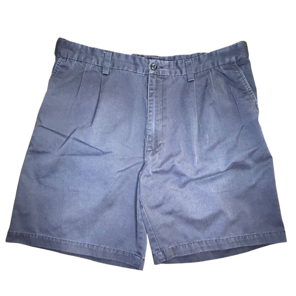 PGA Tour Men’s Golf Shorts Navy Blue Size 38 Inseam 8” Flat Front Stretch